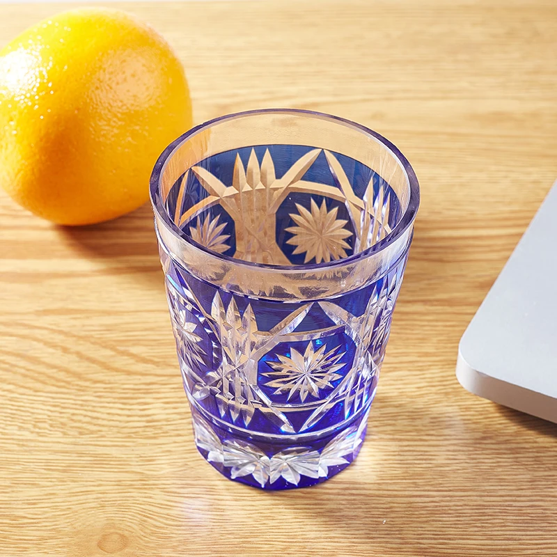 Богемный Чешский японский ручной работы Satsuma Kiriko ручная вырезка для бокала Wiskey