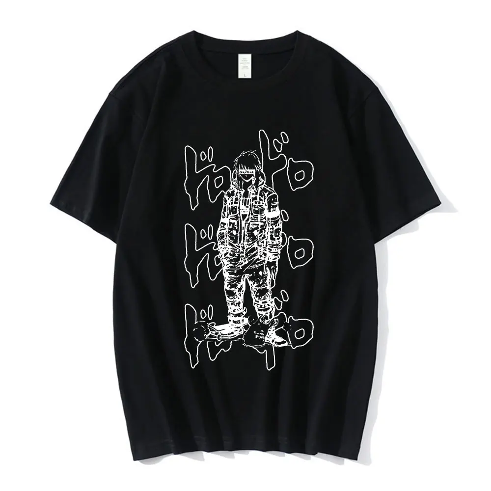 

Anime Dorohedoro Nikaido T-Shrit 90s Manga Welcome To Chaos Print Short Sleeve T-shirts Fashion Casual Loose Unisex Clothing Y2k