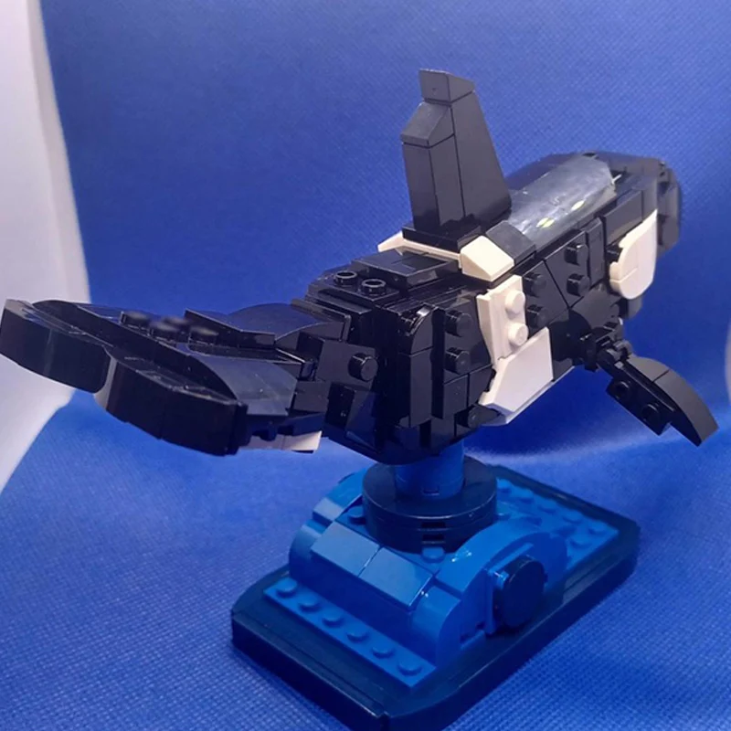 Набор для сборки модульной модели косатки из серии Creator Animal Series MOC: развивающая игрушка для детей, подарок на праздники (art.: 3920d9b4cd83a) - 3920d9b4cd83a
