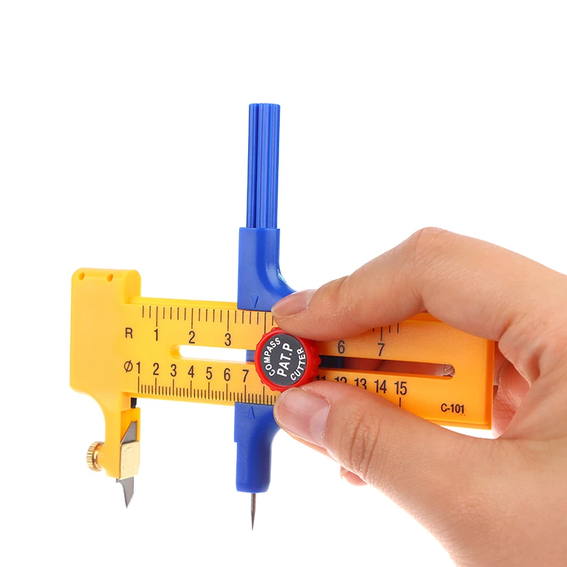 

Adjustable Circular Cutting Tool Compass Circle Cutter Dia 10mm-150mm Circular Circle Cut Compass Circle Cutter DIY Tools