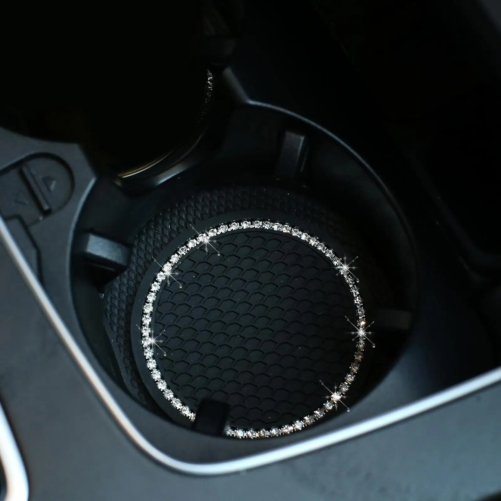 

2 хрустальные подставки для автомобиля, декоративные стразы для интерьера автомобиля, дома и офиса