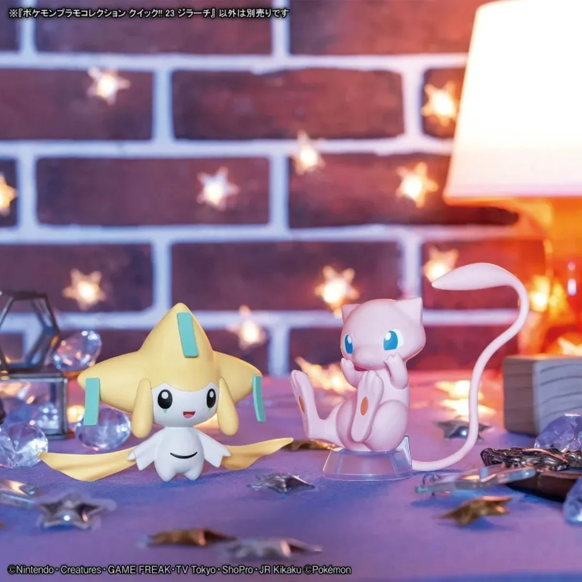 Оригинальный Bandai, оригинальная в наличии Pokemon PLAMO Pokepla 23-Jirachi, коллекция аниме, наборы моделей экшн-фигурок, подарок для мальчика и девочки (art.: 3920d3650d239) - 3920d3650d239