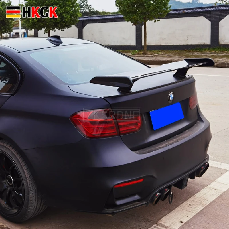M Performance Style For BMW M1 M3 M4 M5 M6 F10 F30 G30 GT spoiler Carbon Fiber Rear Spoiler Wing Trunk Boot Cover Car Styling