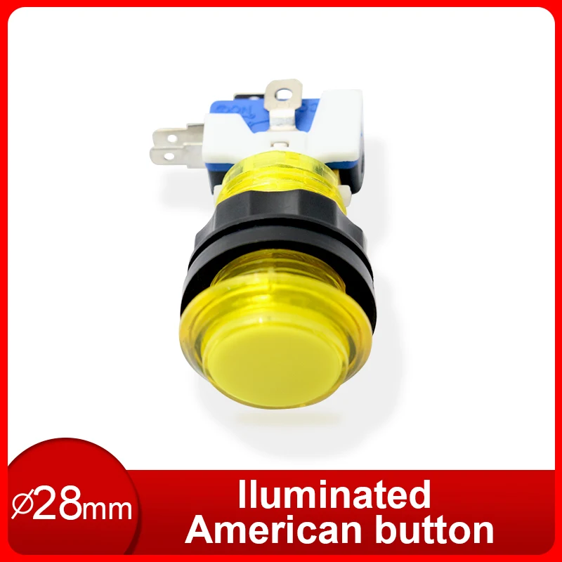 100/50 шт. прозрачные игровые автоматы 28 мм 12 В