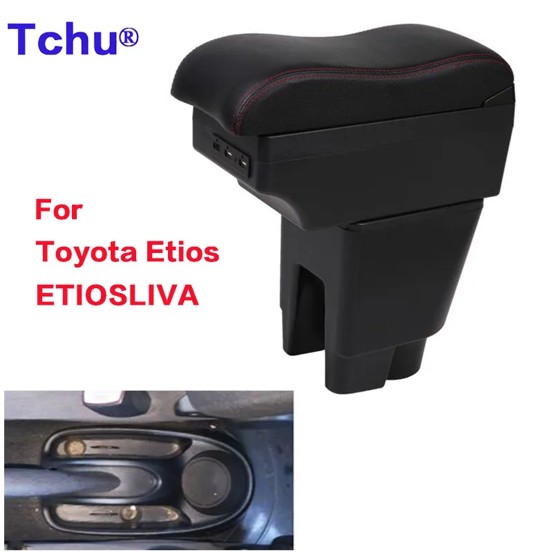 Для Toyota Etios подлокотник для Etiosliva автомобильный специальная USB-зарядка пепельница