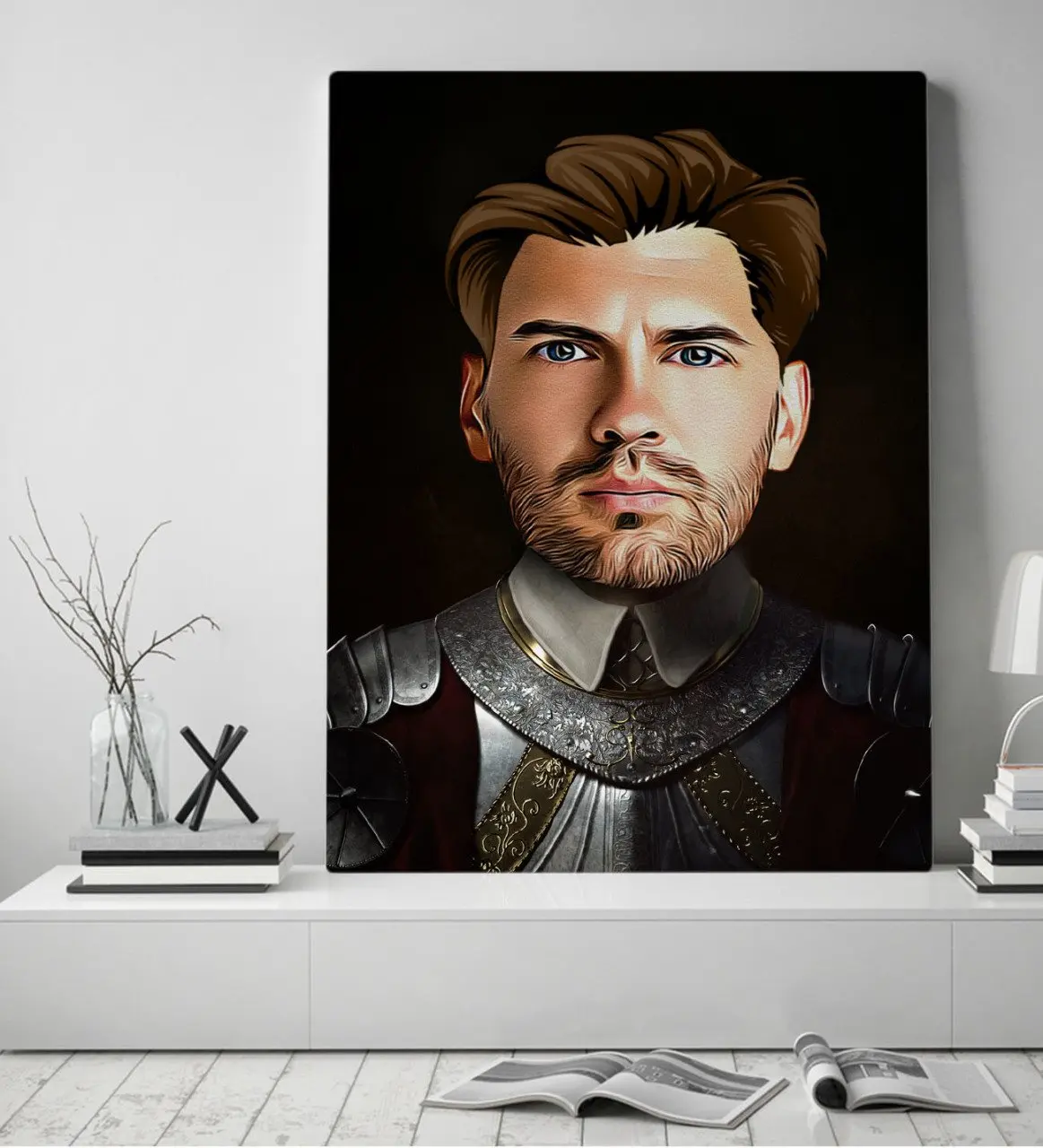 

Индивидуальный холщовый стол 50x70 см-7 с изображением эпохи Возрождения