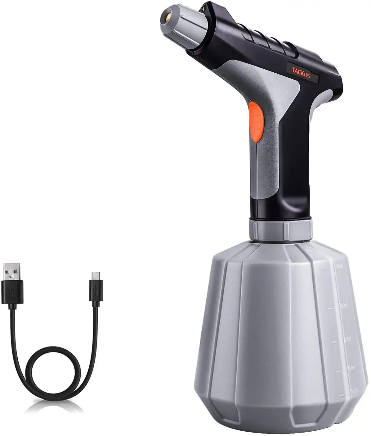 

1Liter Electric Plant Mister Spray Bottle with LED 2000mAh and Adjustable Copper Spout for Indoor/Outdoor Plants Gardening, Fert