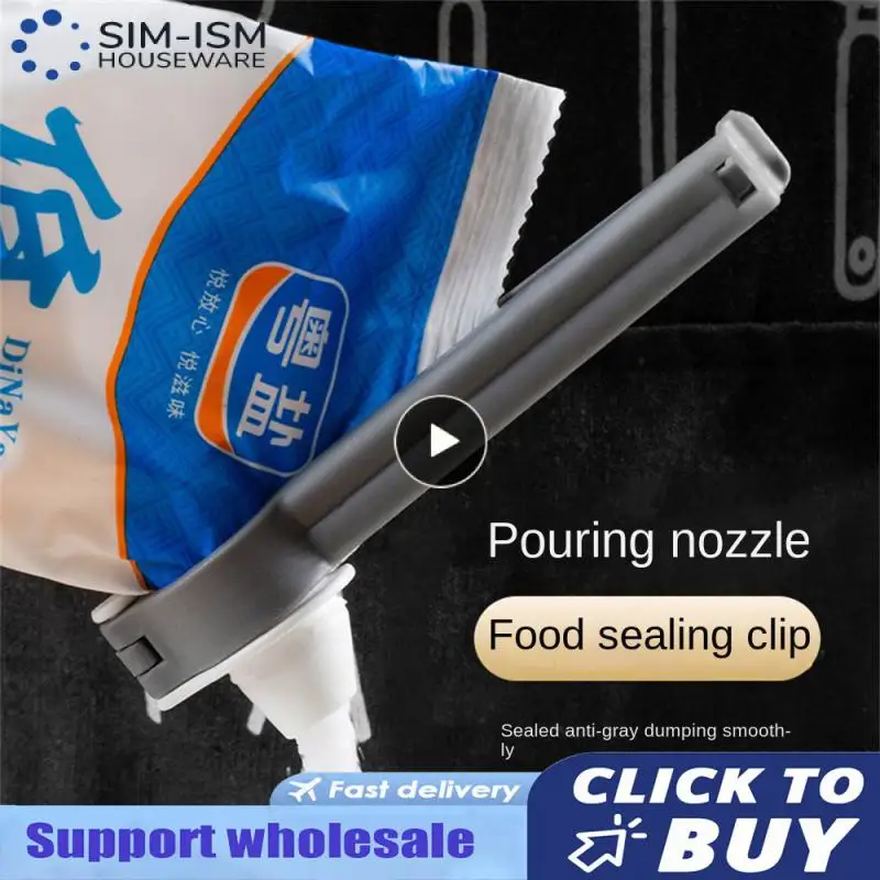 

Зажим для пакета для хранения пищевых продуктов, инструмент для герметичной упаковки, зажим для закрытия пищевых пакетов, инструмент для сохранения пищевых продуктов, влагостойкий