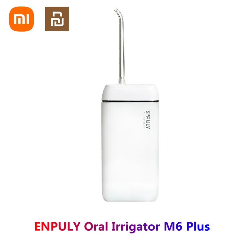 

Ороситель для полости рта Xiaomi ENPULY M6 Plus, Портативный Стоматологический Ирригатор, ультразвуковой ороситель для чистки зубов, водный импульс,...