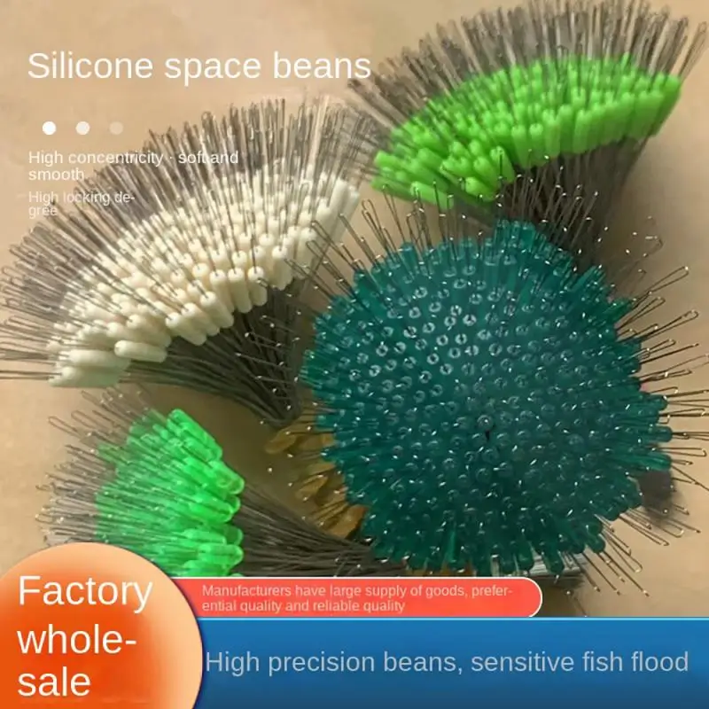 

Silicone Space Bean 300 Grain Bulk High Permeable Ultra Tight Crystal Spot Milk White Fruit Green Line Set Special Fishing Gear