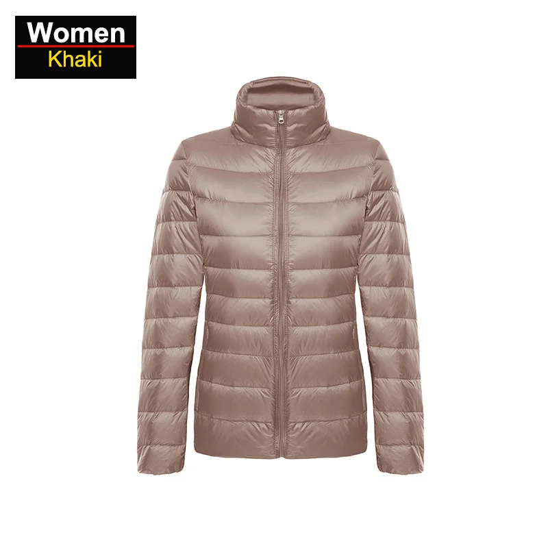 

Packable Down Jackets Women Ultralight Camping Trekking Waterproof Winter Coat Outdoor Windproof Warm Puffer Jacket