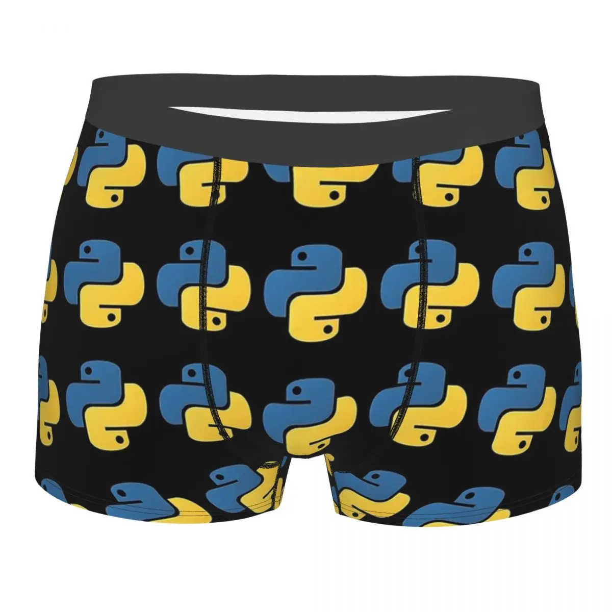 

Python Programming Underpants Homme Panties Men's Underwear Print Shorts Boxer Briefs