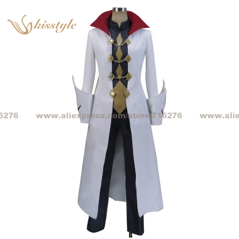 Kisstyle Fashion Garo Hono no Kokuin Garo: The Carved Seal of Flames Leon Luis Белая униформа Косплей Костюм