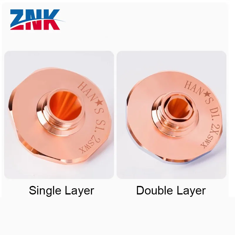 Лазерное сопло ZNK MCSB DX диаметр 28 мм калибр 1 0-5 0 одно и двухслойное для сопла