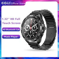 eigiis 2022 new smart watch men bluetooth call full touch heart rate blood pressure sports fitness tracker smartwatch for men