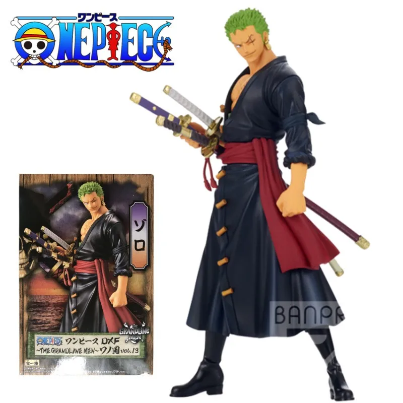 

Dxf One Piece The Grandline Series ВАО куни Том 1 ророноа Зоро аниме экшн ПВХ Коллекционная Фигурка модель коллекционные игрушки подарок