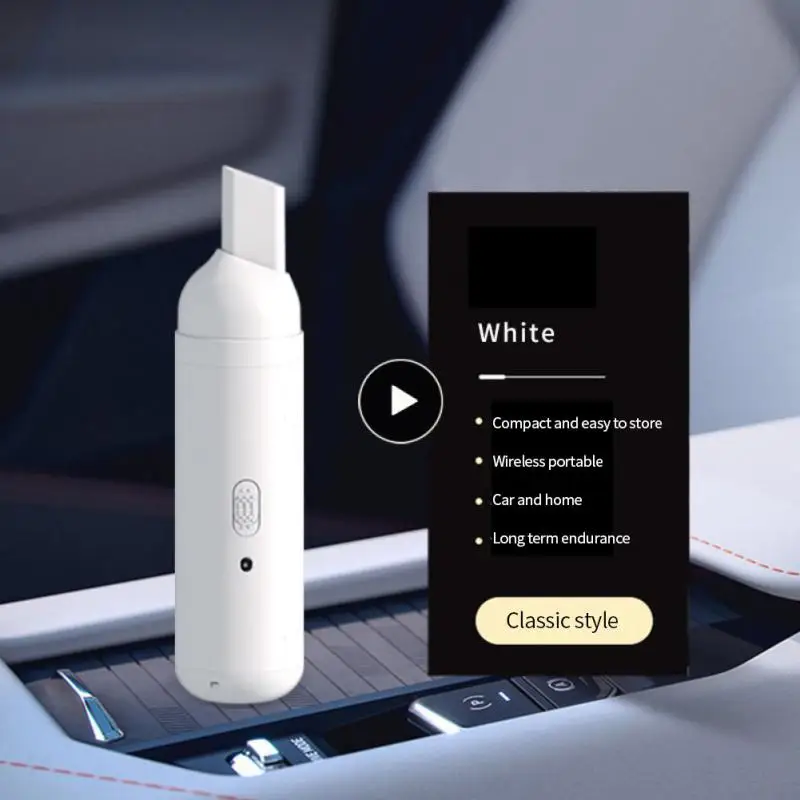 

With Usb Car Vacuum Cleaner Large Suction Car Cleaning Tool Long Endurance Mutipurpose Wireless Rechargeable Car Accessories