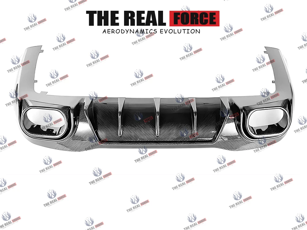 

For 18-23 Benz X290 AMG GT GT63 GT63S VRS Style Real Carbon Fiber Rear Lip Diffuser Bumper Body Kit