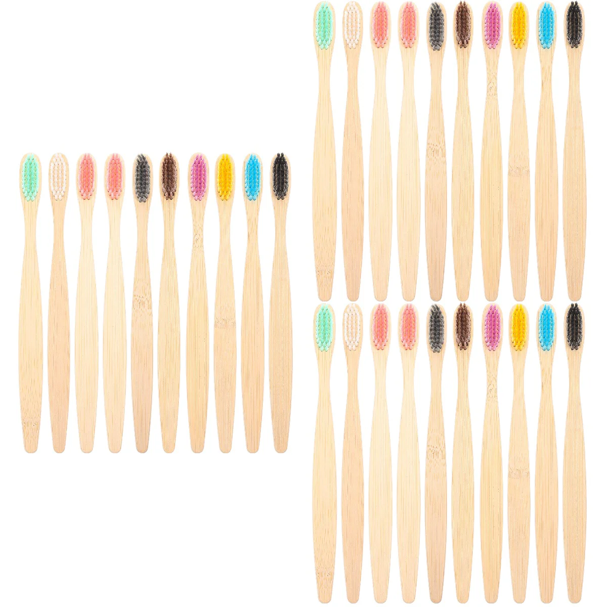 

30 Pcs Adult Portable Softer Carbon Fiber Toothbrush Kit for Home Adult