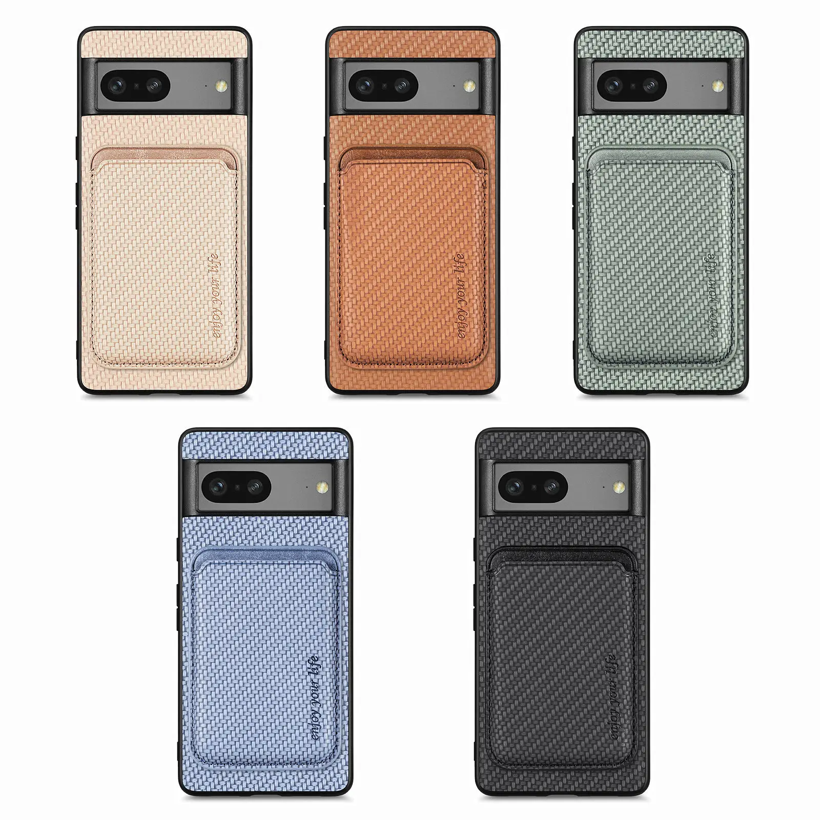 

Phone Case For Google Pixel 7 Cover With Magnetic Back Card Bag PU TPU Protective Case For Google Pixel 7 Phone Shell