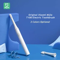 xiaomi official store mijia sonic electric toothbrush t100 for adult kids usb rechargeable ipx7 waterproof mi smart tooth brush