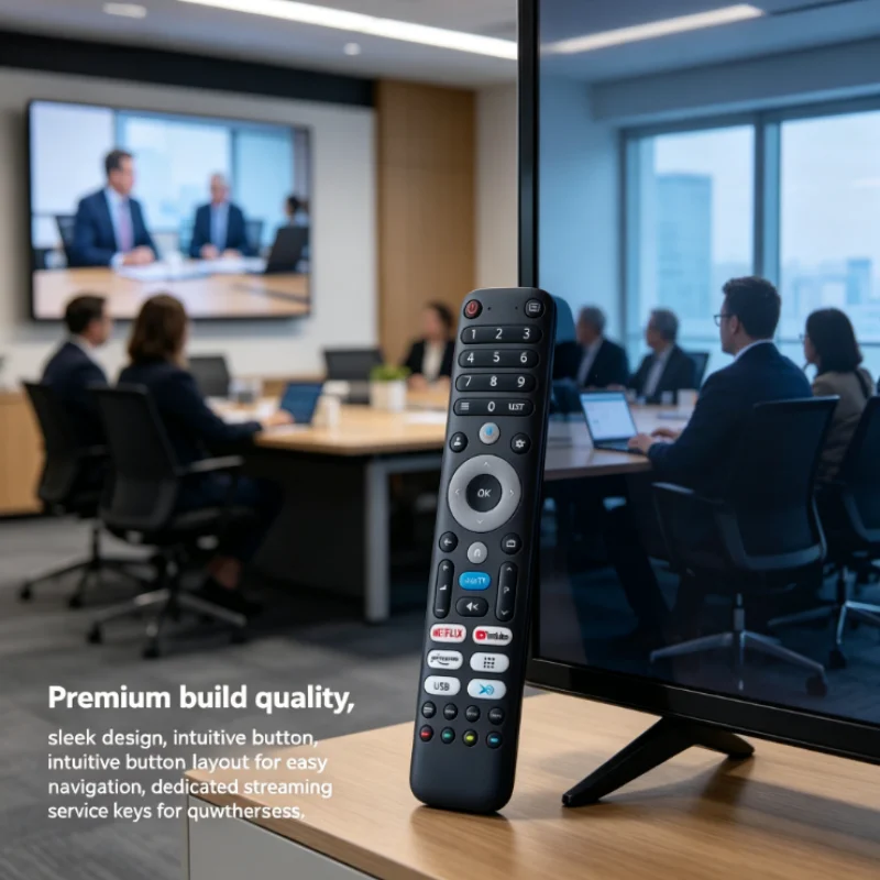 Фото Голосовой пульт дистанционного управления для Smart TV CHiQ L32FM10V U65M10F M55QN9G - улучшенный опыт просмотра, заменяющий оригинальный пульт. №1