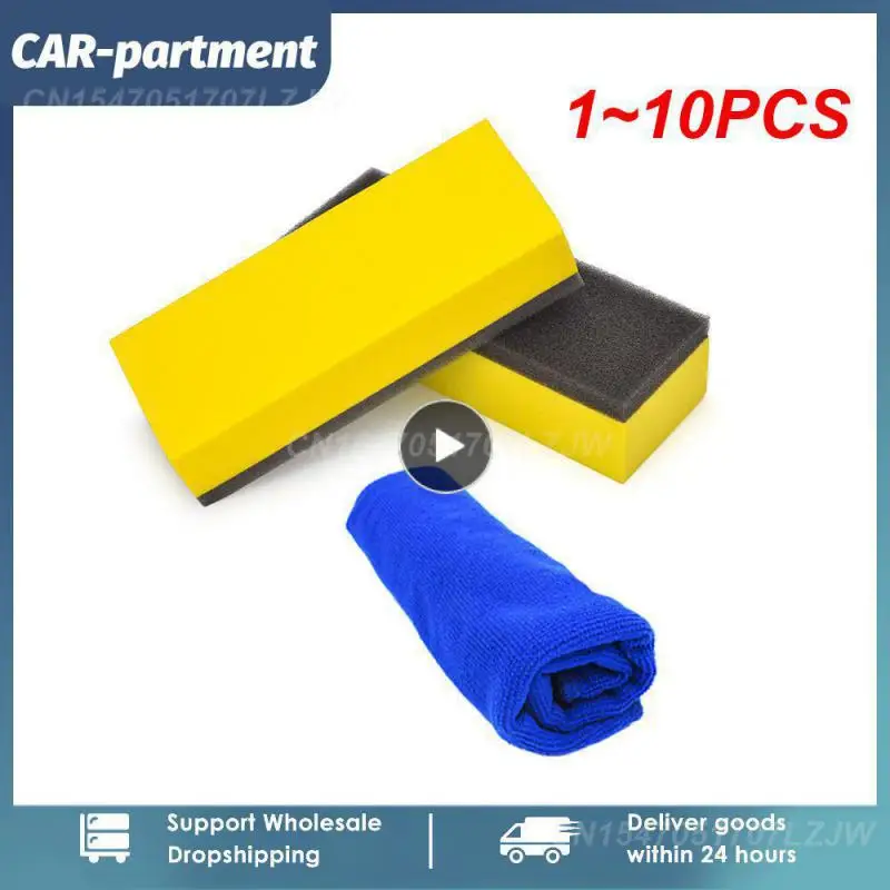 

1-10 шт., U-образная губка для чистки автомобильных шин