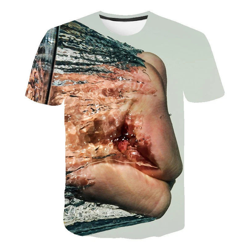 

Спортивная одежда, мужские футболки, повседневная футболка оверсайз, уличные топы с 3D принтом, летний спортивный костюм, роскошный пляжный костюм в стиле хип-хоп с круглым вырезом, новинка 2022