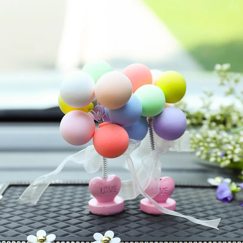 Новые автомобильные Креативные украшения в виде воздушных шаров с алмазной