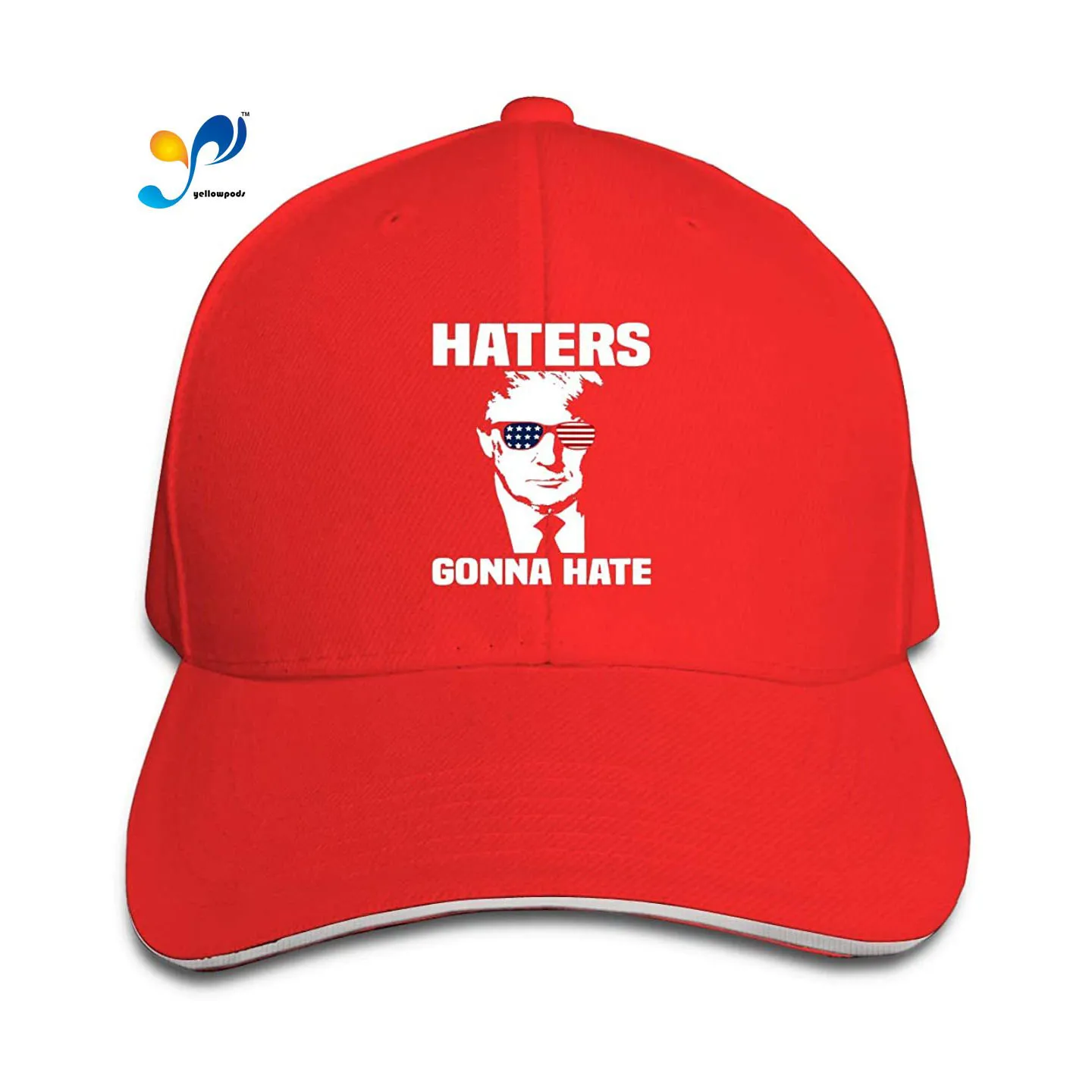 

Jkhhy Haters Gonna Hate Trump Hat Adjustable Unisex Casquette Dad Hat Hip Hop Visor Cap Moto Gp Baseball Cap