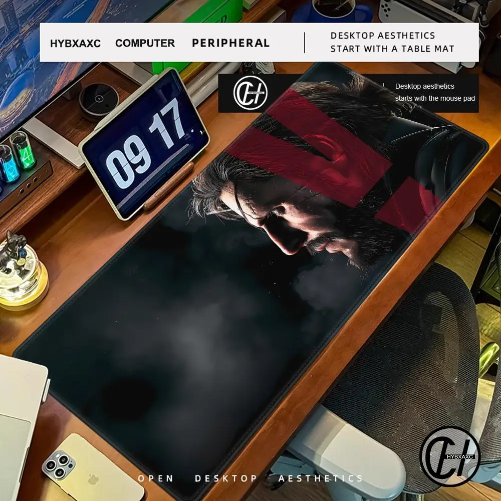 Фото Коврик для мыши Hot Games Metal Gear Solid XXL, игровые аксессуары, офисный коврик для геймеров, нескользящий резиновый коврик для клавиатуры и ноутбука, аниме HYBXAXC №1