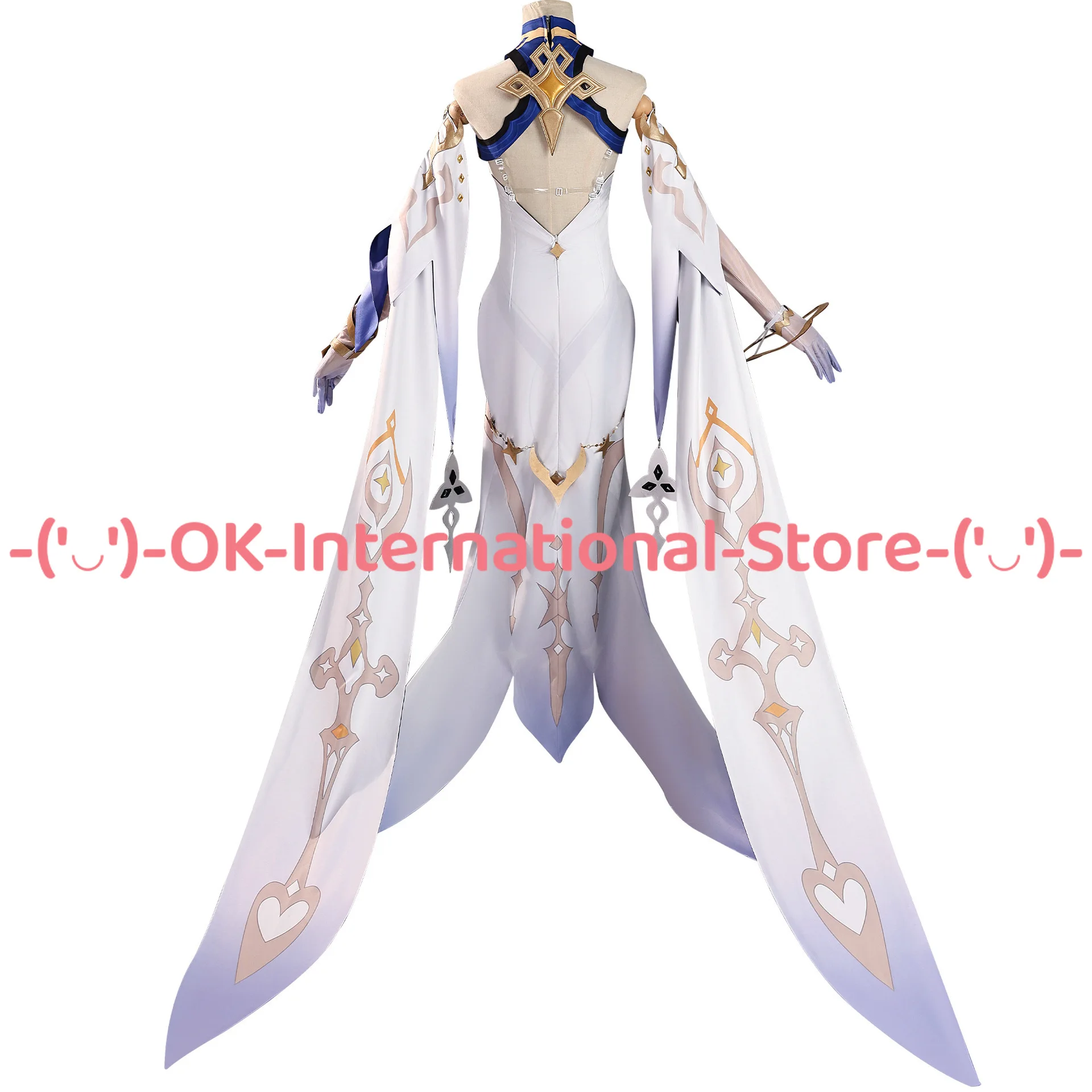 Фото Genshin Impact God of Time Istaroth Косплей Костюм Парик Платье Опора Игровой Персонаж Наряд Хэллоуин Карнавальная Униформа Патри №3