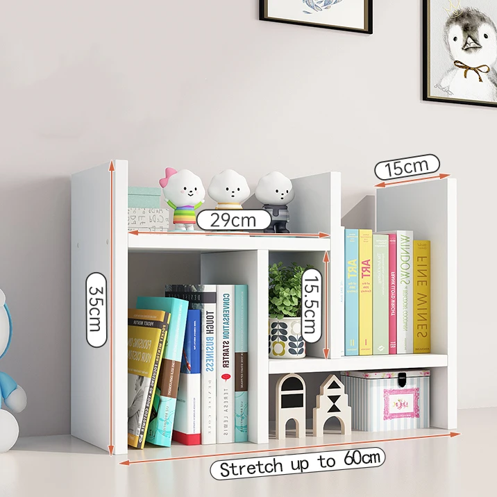 

Телескопическое исследование на рабочем столе, простая книжная полка Ins, настольные полки, отделочная стойка, стеллаж для хранения, офисный детский книжный шкаф для общежития