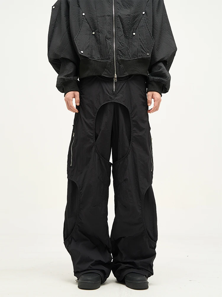 Высококачественные Американские нишевые штаны на молнии мужские европейские и