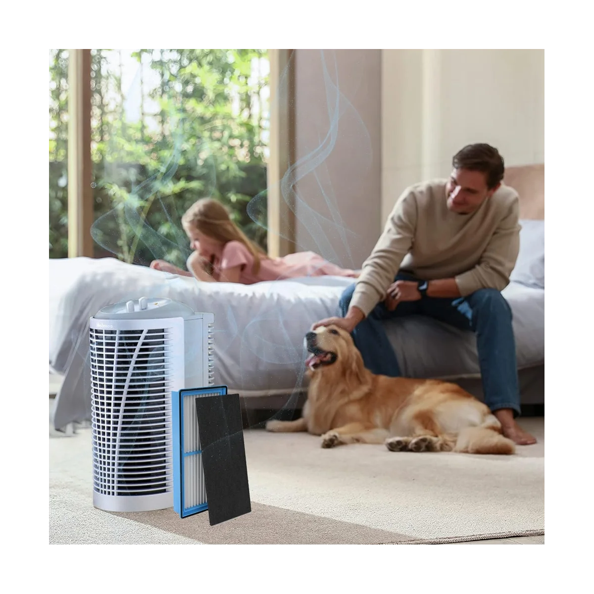 Замена фильтра для воздушных фильтров AER1 HAPF30 4 True HEPA + 8 угольных усилителей