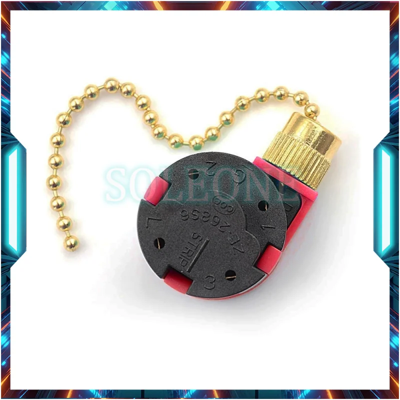 Настенный выключатель потолочного вентилятора для Zing Ear 3 скорости 4 провода