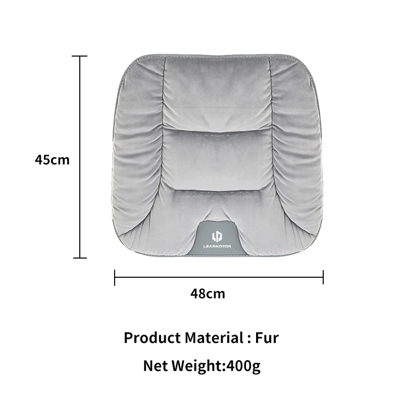Car Seat Cover Warm Short Cushion Winter Soft Plush Protection For Leapmotor T03 S01 C11 C01 C10 Leap Motor