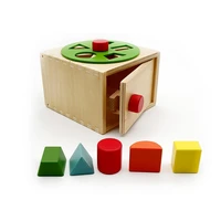 montessori unlocking hexahedron drawer blocks toys shape classification box recognition matching kindergarten teaching aids