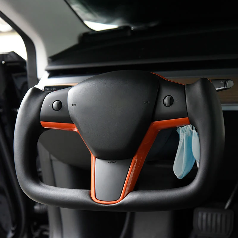 

Carbon Fiber Steering Wheel Suitable for Tesla S X 3 Y Style Car Steering Wheel Customization