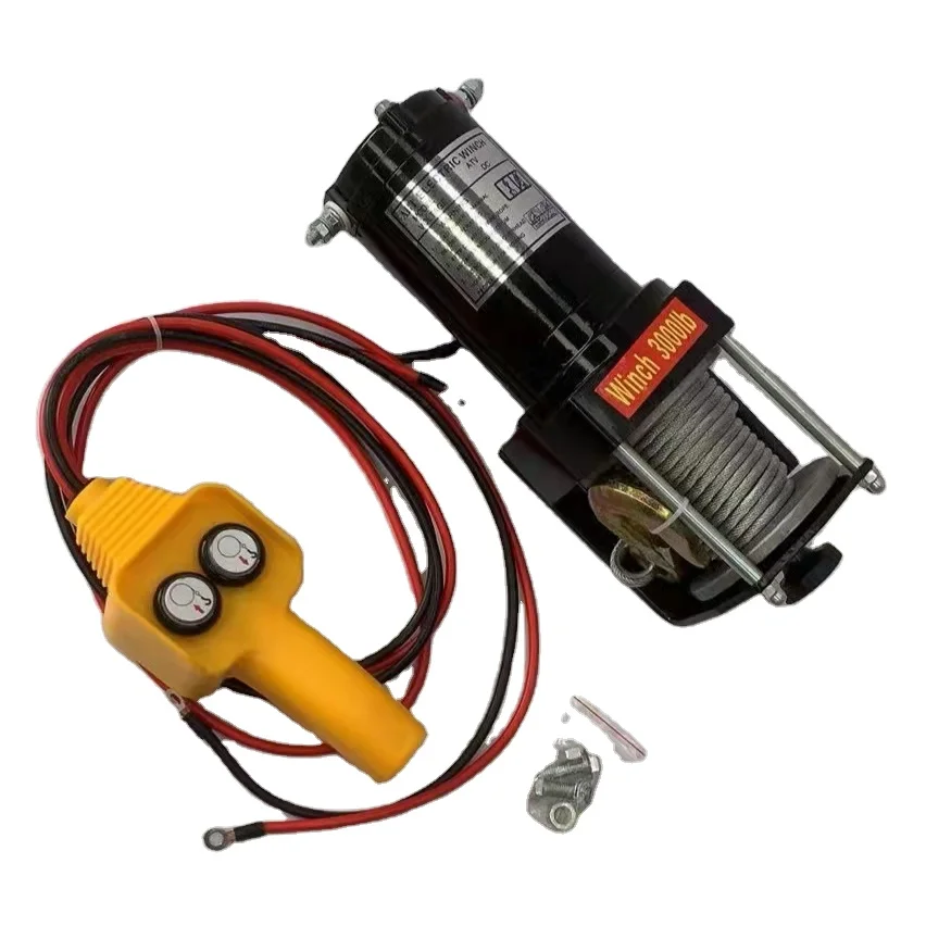 

12v3000lbs motor suspension platform electric boat lift winch