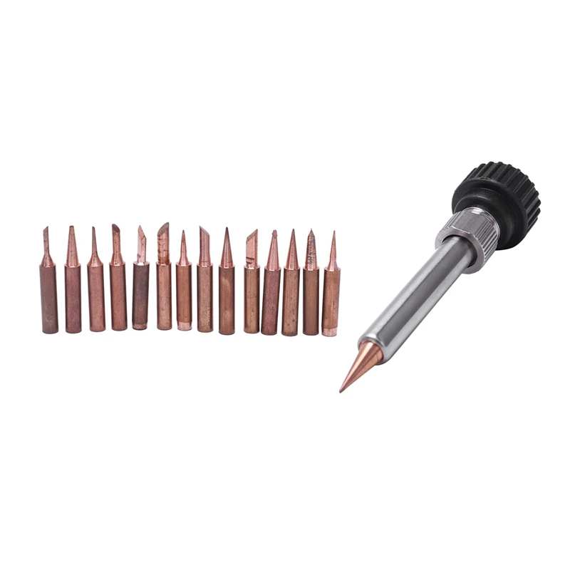 

15PCS Pure Copper Solder Iron Tip 900M Tip & 19Pc 1/4 Ratchet Wrench Screwdriver Set Small Fly Screwdriver Combination