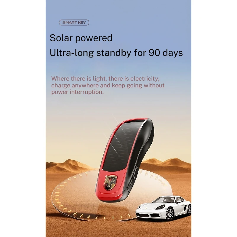 Фото M1 Solar Type-C Powered Digital Car Key Comfortable Entry Mobile Phone APP Control For Benz BMW Audi Toyota Honda BYD Tesla №4