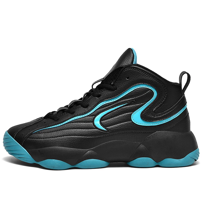 

Мужская обувь для баскетбола с высоким верхом, противоскользящая ударопрочная уличная спортивная обувь, износостойкие кроссовки