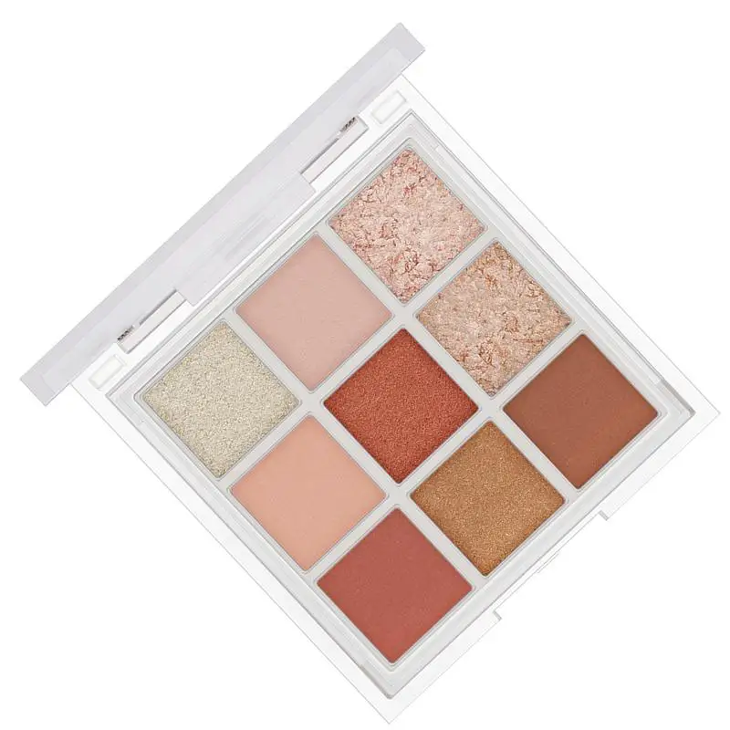 

9 Colors Eyeshadow Palette Natural Nude Eyeshadow Nude Eyeshadow Pallet Matte Shimmer Glitter Multi-Reflective Shades Waterproof