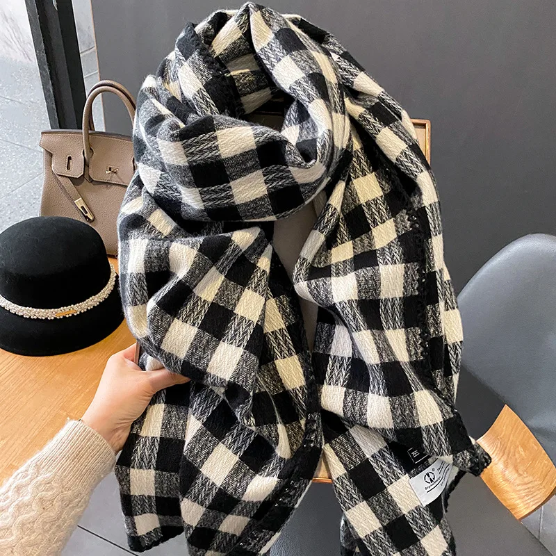 

Autumn 180X90CM Beach Shawls Winter Popular Style Long Scarf Fashion 2023 Design Cotton Hemp Scarves Luxury Print Muslim Muffler