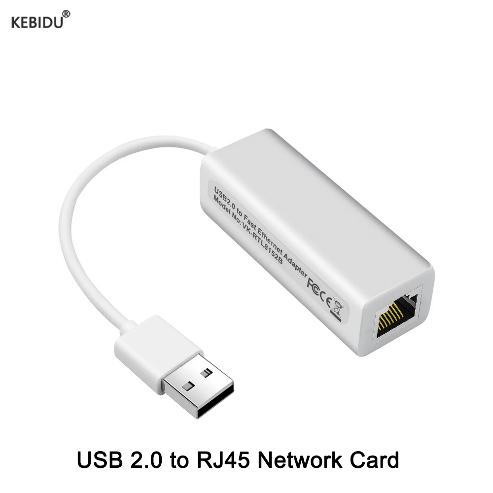 

USB 2,0 Проводная сетевая карта USB к RJ45 LAN Ethernet адаптер 100 Мбит/с USB2.0 сетевой адаптер для Win 98SE/ME/2000/XP/Vista/7
