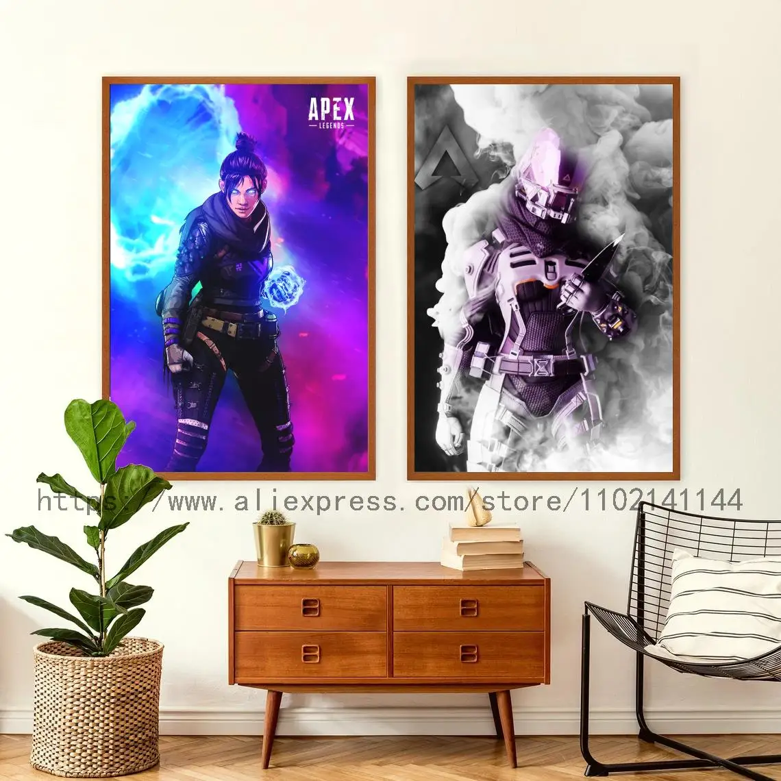 

Apex Legends Video Game Decoration Art Poster Wall Art Personalized Gift Modern Family bedroom Decor Canvas Posters