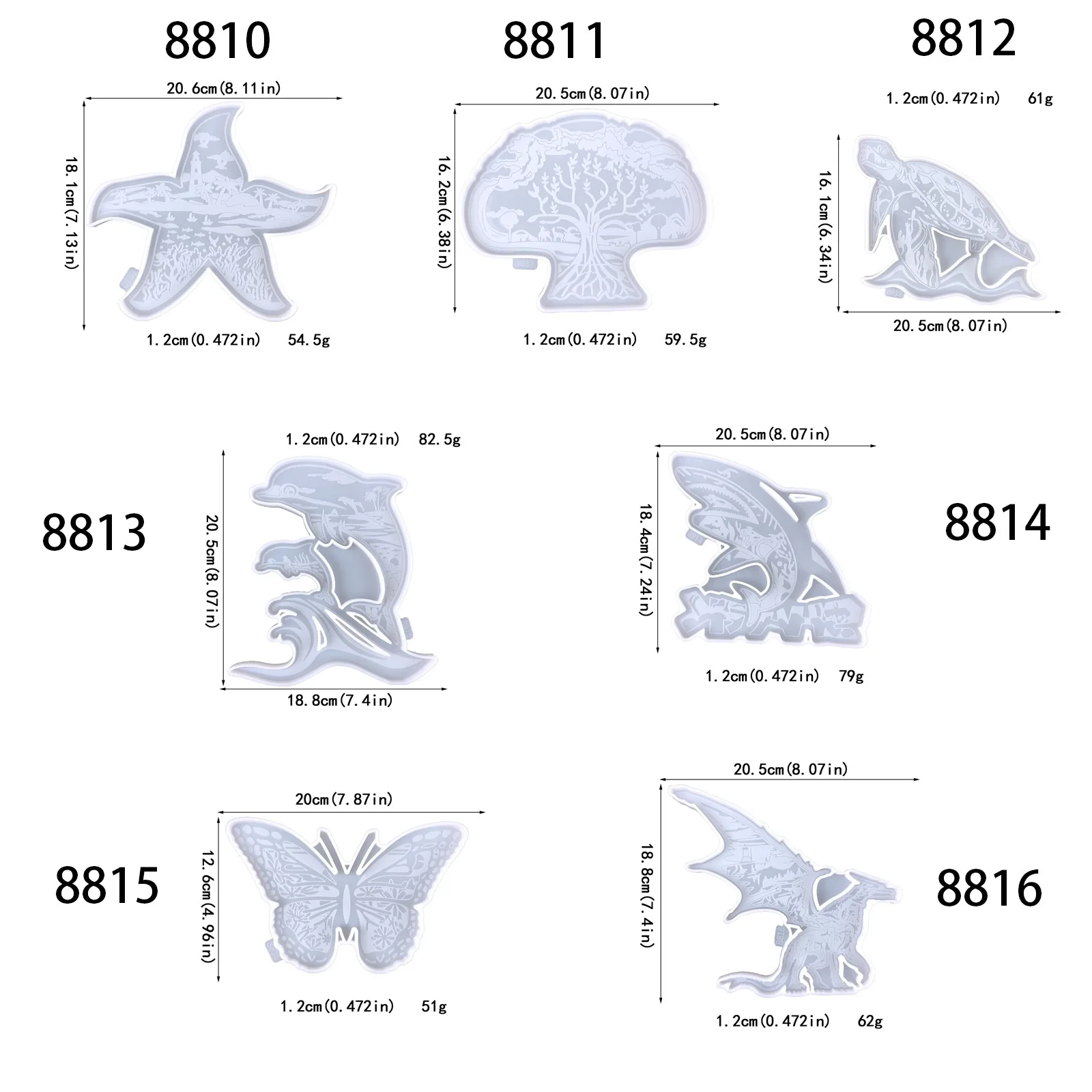 Искусственная смола форма сделай сам для украшения стен в виде дельфина