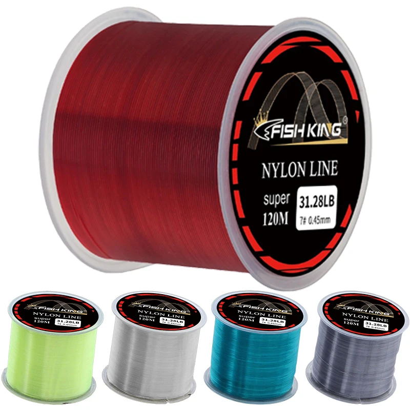 

Super Strong 120M Fishing Leads Nylon Line Monofilament Line Sinking Line Carp Fishing For Fishing Accessories