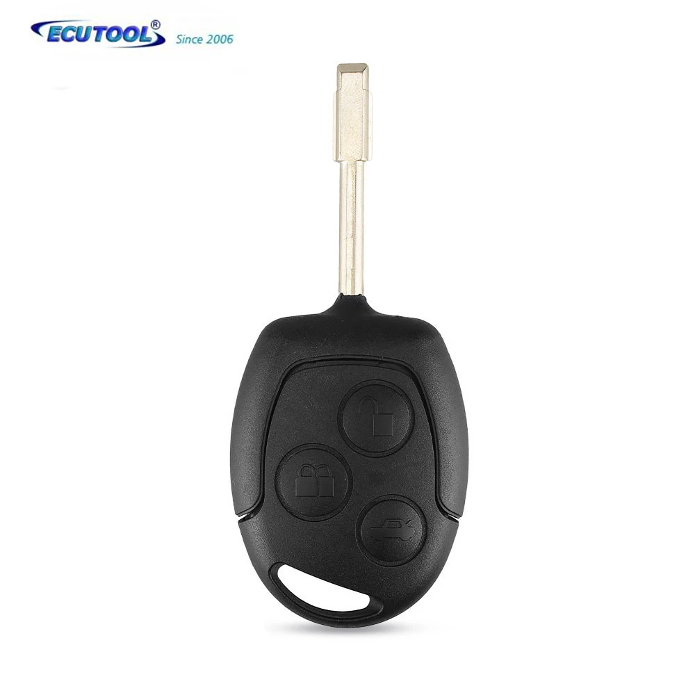 

10X Remote Car Key Shell Case Fob Covers for Ford Focus Mondeo Festiva 3 Buttons Uncut Blade
